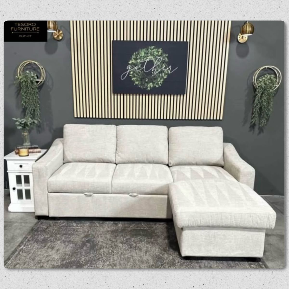 CODDLE ARIA SECTIONAL SOFA BED WITH STORAGE