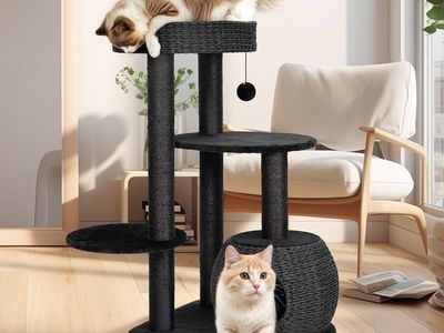 KAMABOKO Modern Cat Tree, 39" Tall Cat Trees