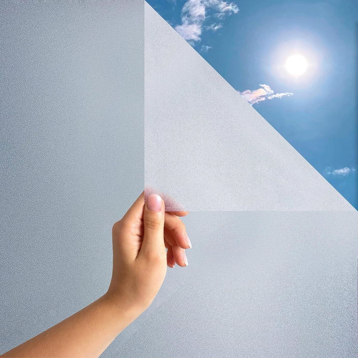 MARAPON Window Privacy Film - Frosted - 4 pack