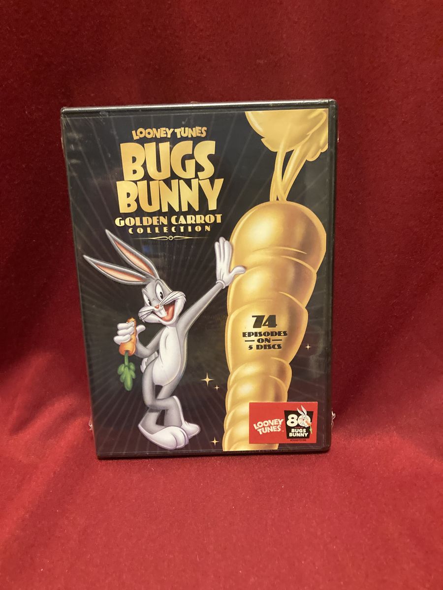 Bugs Bunny Golden Carrot Collection DVDs New 74 Episodes 5 Discs