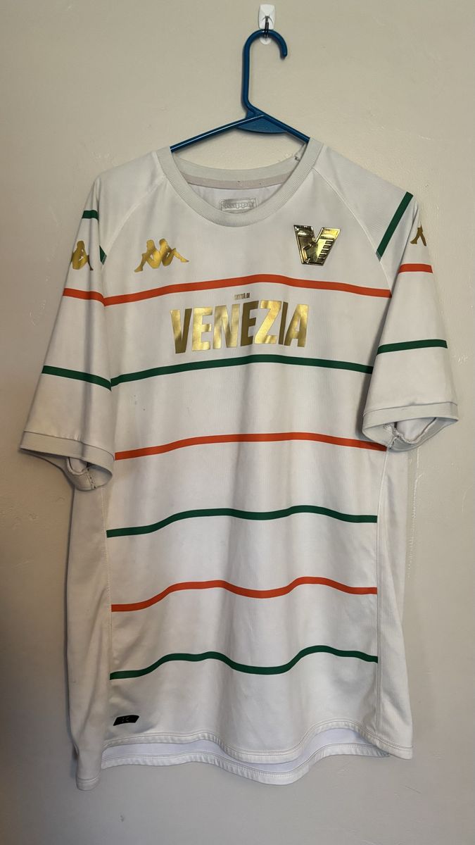 Kappa Venezia FC 2021/22 Away Jersey White Gold XX-Large