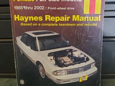 Haynes Repair Manual Buick Oldsmobile Pontiac Full-size 1985-2002