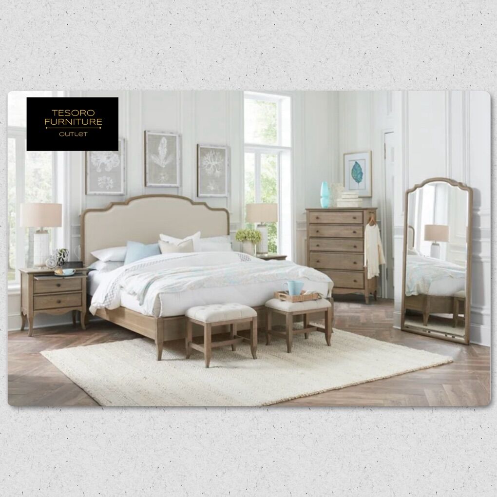 SERENITY 7 PIECE QUEEN BEDROOM SET FREE DELIVERY