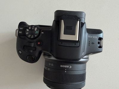 Canon EOS R50 Mirrorless Camera with 18-45mm Lens (Black)