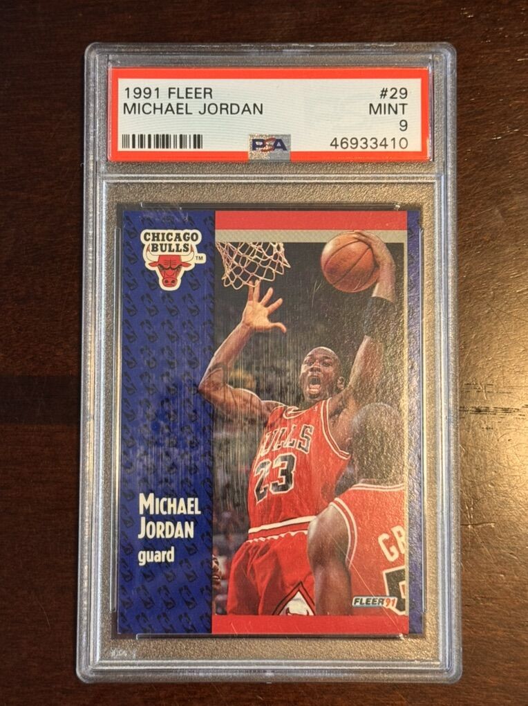 1991 Fleer Michael Jordan #29 PSA 9 Chicago Bulls