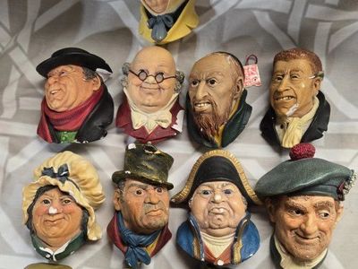 Bossons 1960s England Antique chalk heads Britain