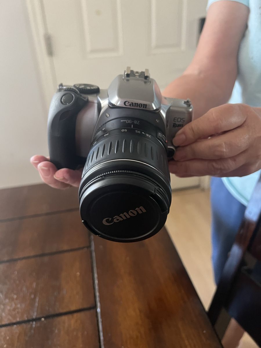 Canon EOS Rebel K2 Film Camera with EF 28-90mm Lens.