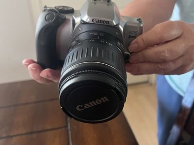 Canon EOS Rebel K2 Film Camera with EF 28-90mm Lens.