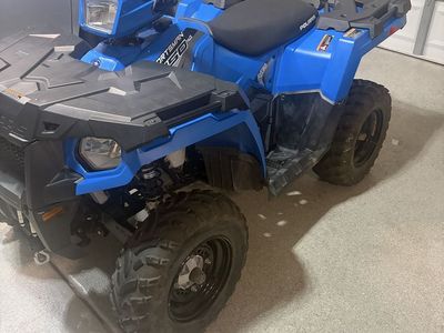 450 Polaris Sportsman w/ brand new plow
