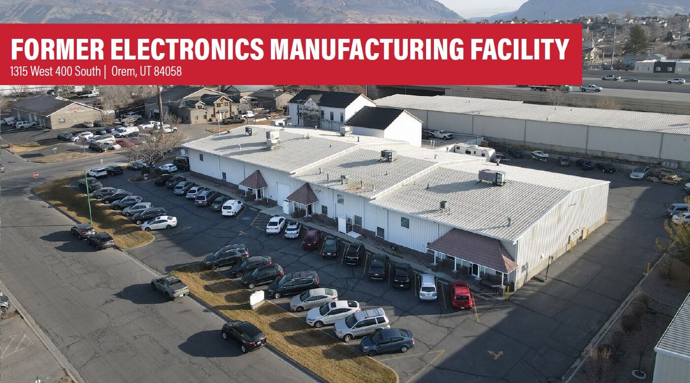 Former Electronics Manufacturing Facility - 17,054 SF - Orem, UT