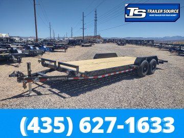 7x20 Iron Bull ETB Flatbed Car Hauler Trailer - 10K GVWR