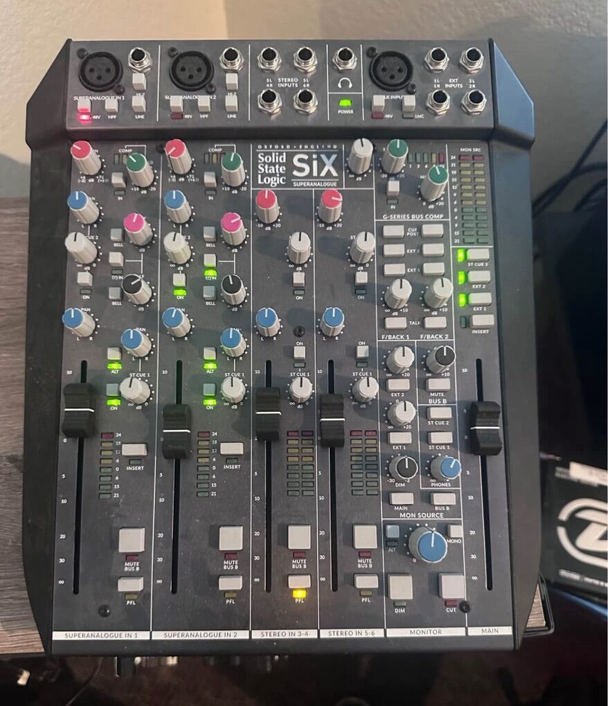 Solid State SSL 6 Superanalog Desktop Mixer EQ