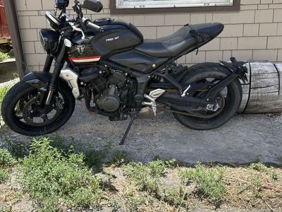Triumph Trident 660 Black Road Motorcycle