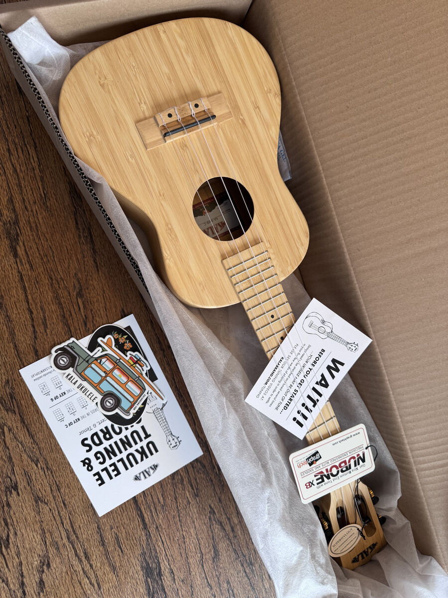 KALA Bamboo Concert Ukulele ( KA-BMB-C ) NEW