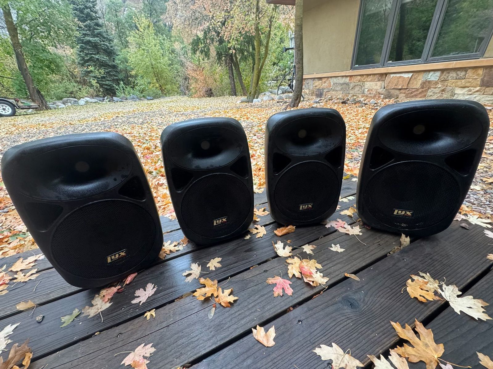 4 LyxPro SPA-8 Speakers – Complete Set