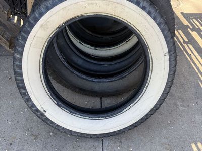 Firestone 2.625 Inch Whitewall 4.75/5.00-19 Tires