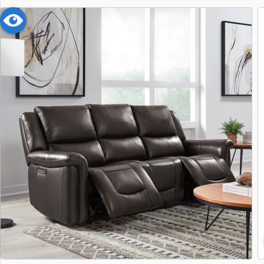 Alba Leather Power Reclining Sofa