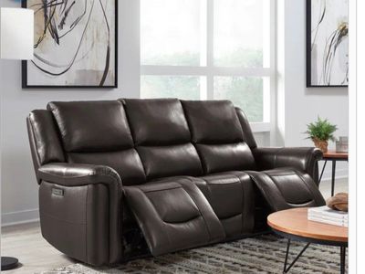 Alba Leather Power Reclining Sofa