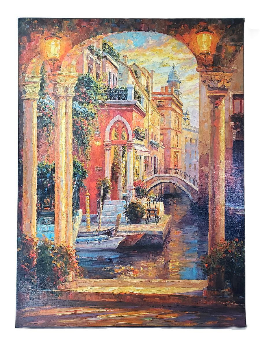 Wall Art Canvas Print – Haixia Liu’s “Rio di San Polo, Venice” – 24x18
