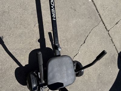 hover board with go cart attachment