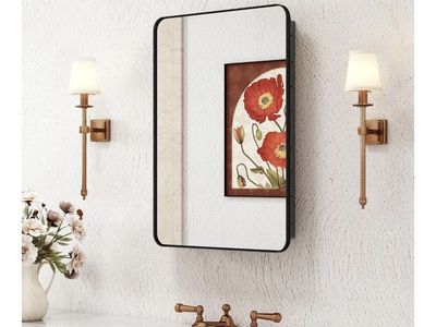 NEW! Medicine Cabinet with Mirror 16x24