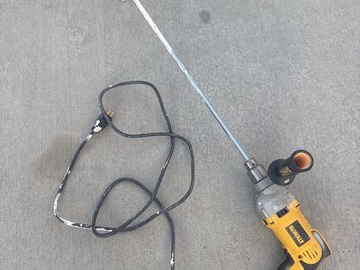 DEWALT DWD210G Heavy-Duty 1/2-inch Spade Handle Drill with Paint Mixer Paddle