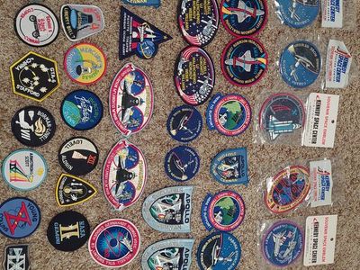 NASA and US space program souvenir patches