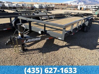 7x20 Lamar U6 Equipment Trailer - 14K GVWR