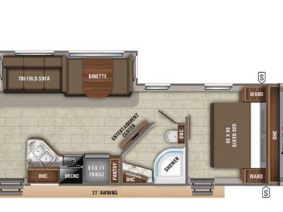 2020 Jayco White Hawk 28RL Travel Trailer Front Bedroom|Rear Living Area|Two Entry/Exit Doors
