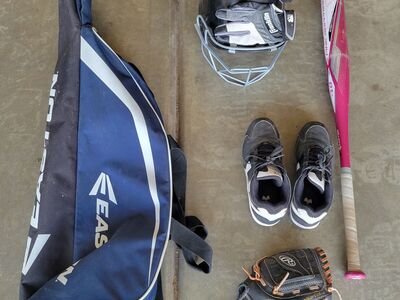 Girls softball gear
