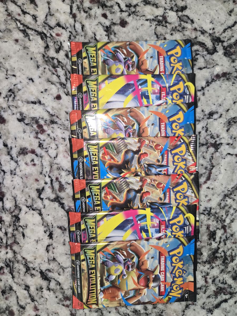 8 packs of mega evolution pokemon