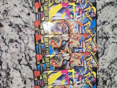 8 packs of mega evolution pokemon