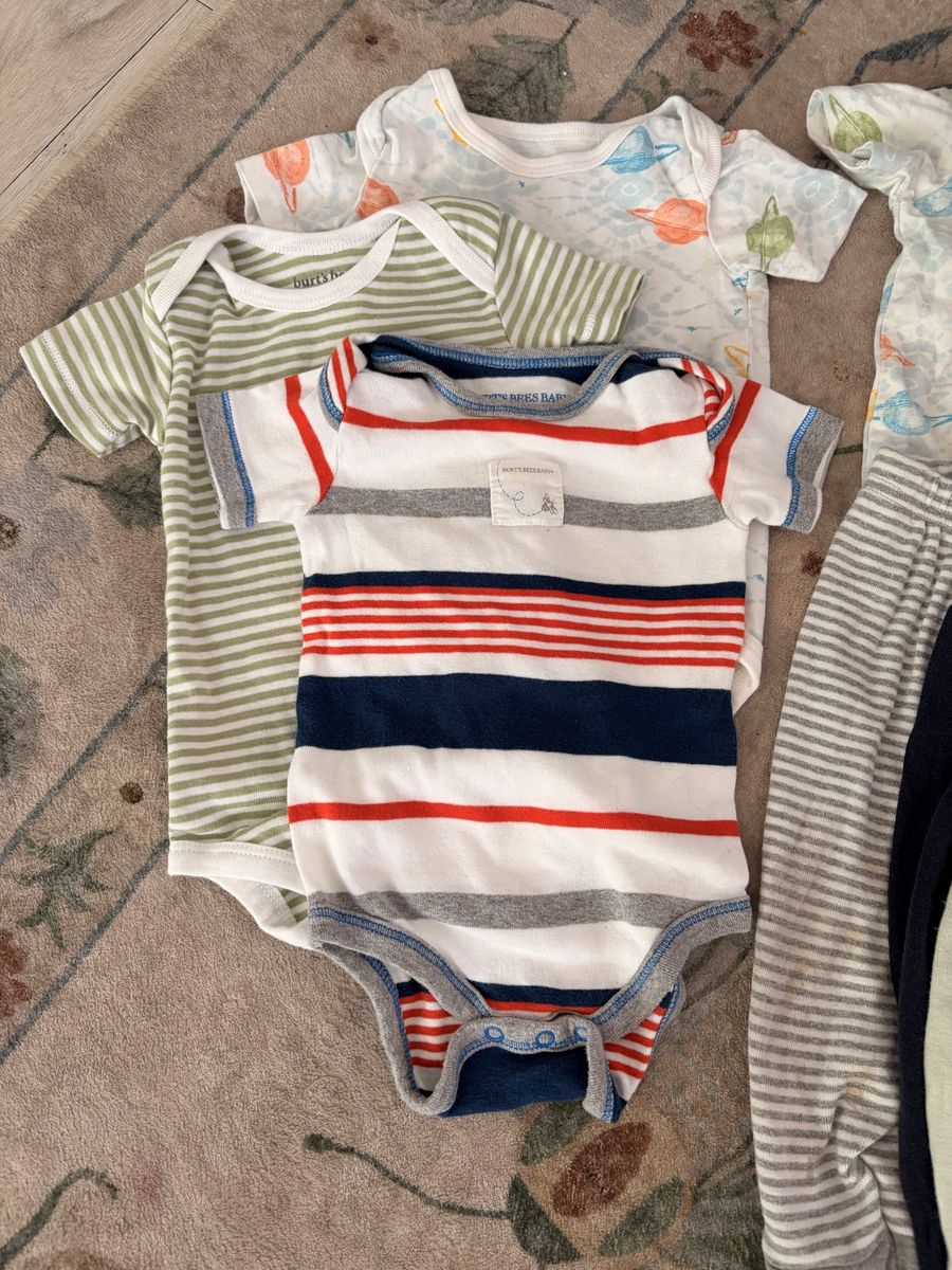 Organic Cotton Baby Bodysuits & Pants Lot