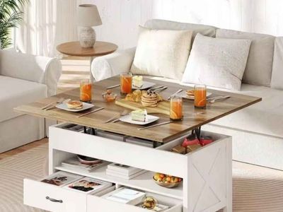 Farmhouse Lift Top Coffee Table with Storage #313