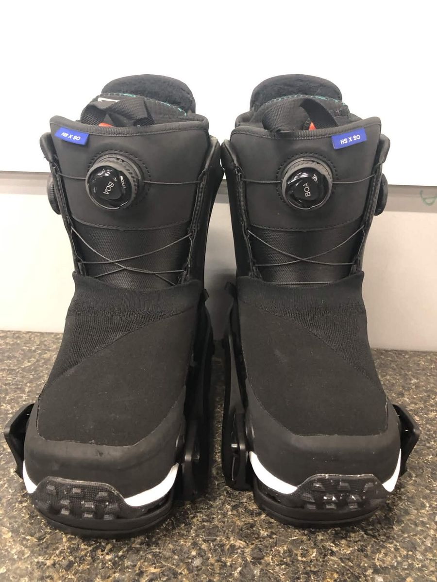 Used Burton Highshot X Step-on Snowboard Boot+Binding Womens 8.5