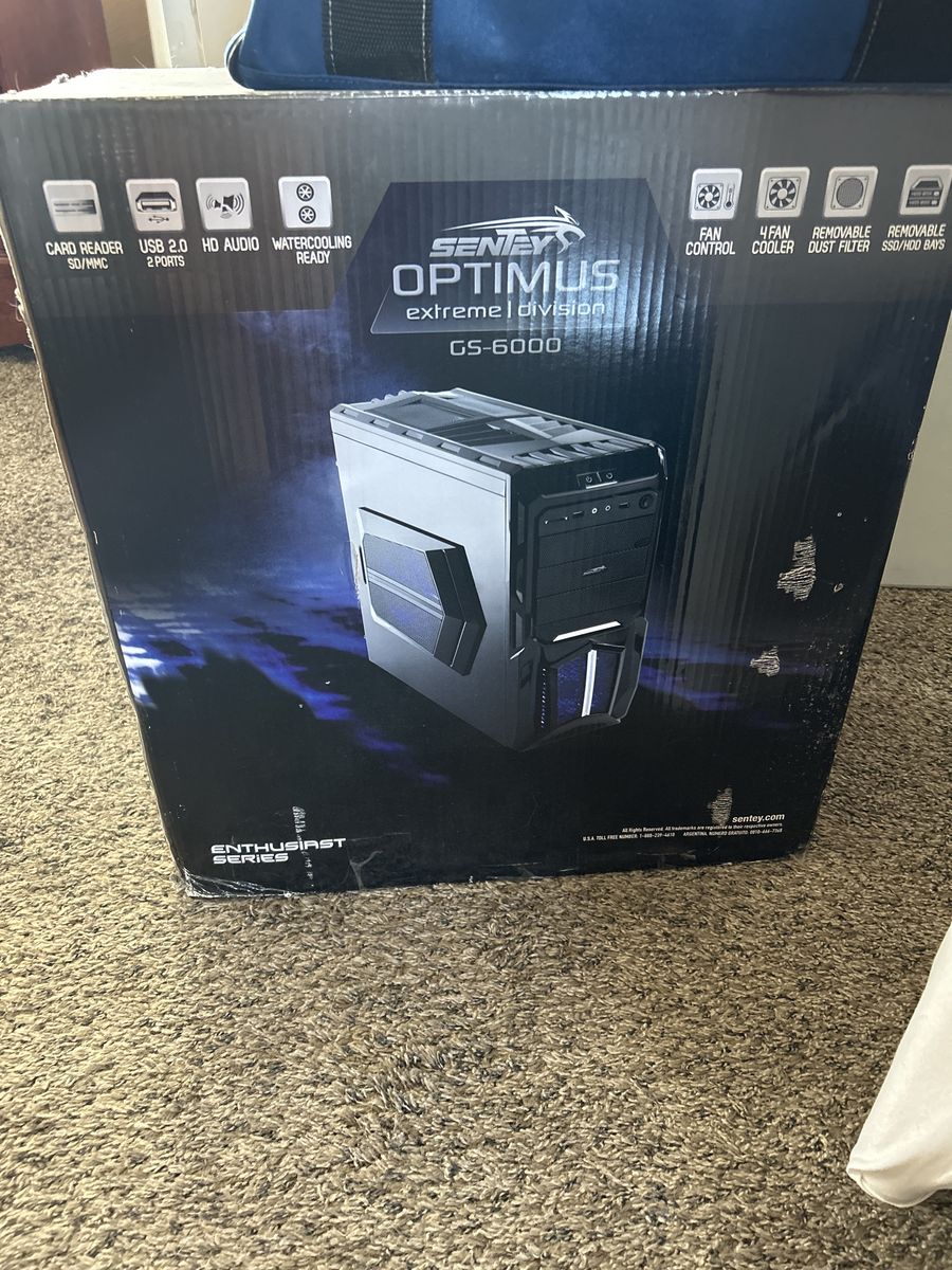Sentey Optimus Extreme Division GS-6000 ATX Mid Tower PC Gaming Computer Case
