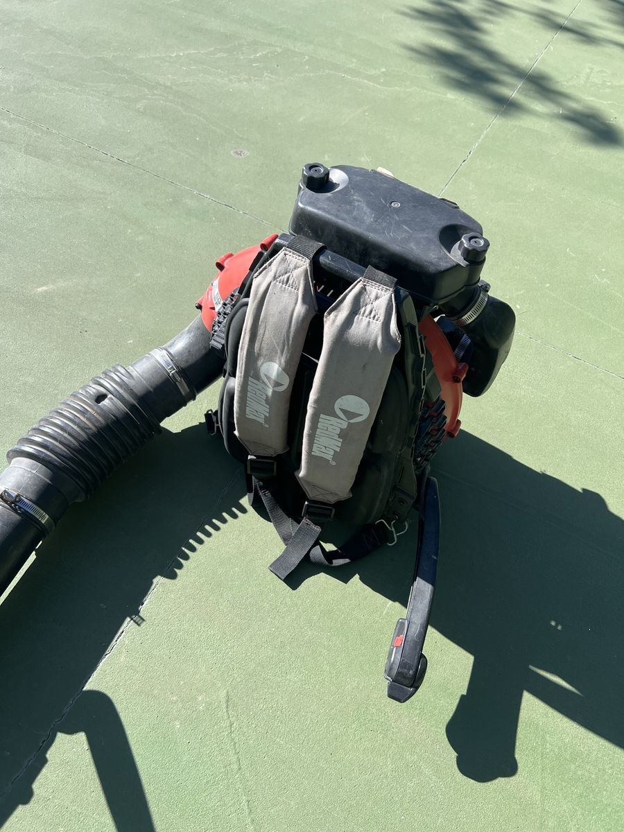 Commercial RedMax backpack blower