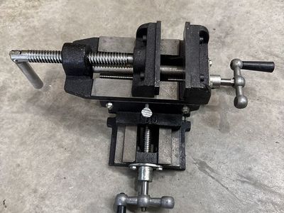 Cross Slide Drill Press vise 4 Like New