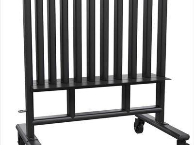 Power Systems Premium Dumbbell Storage Rack Mobile Weight Rack With Wheels