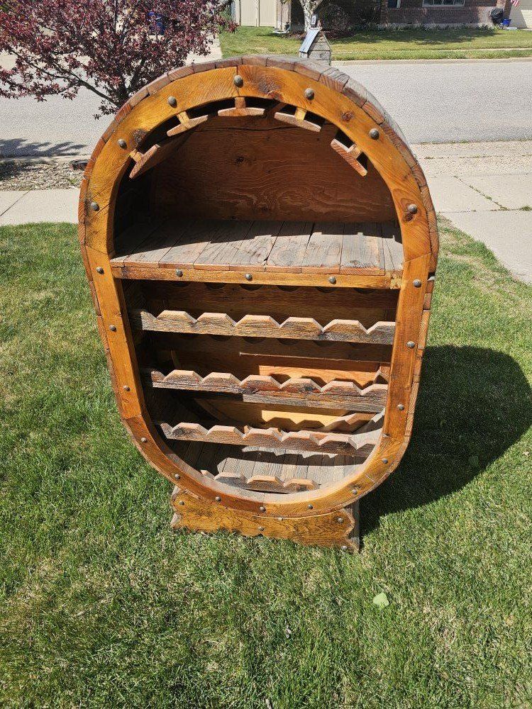 Vintage Wine and glass holder