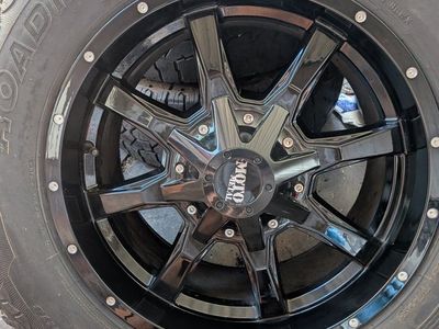 Toyo Open Country Tires on Black Wheels P265/70R18 5x5.5 lug