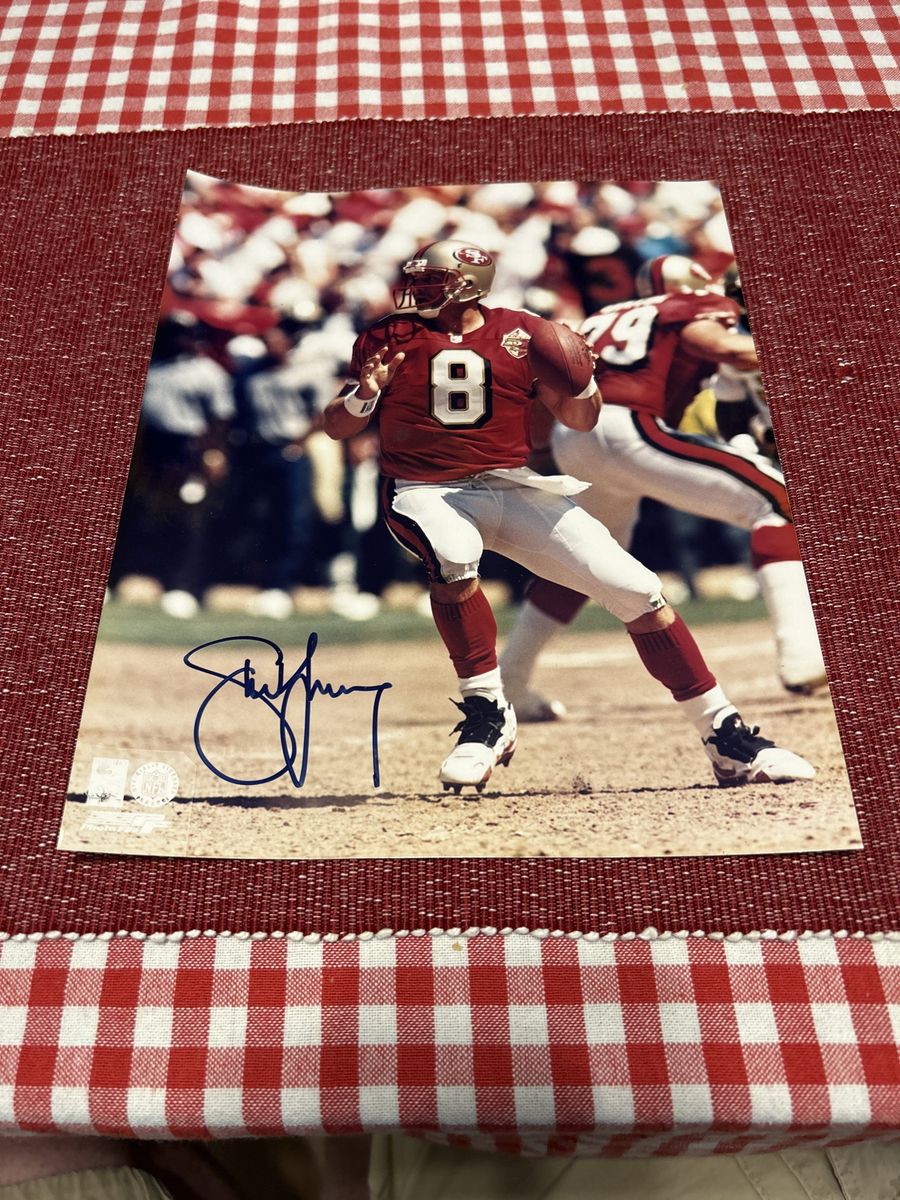 Autographed Steve Young San Francisco 49ers 8x10 Photo Hand Signed Certificate of Authenticity Auto Football 