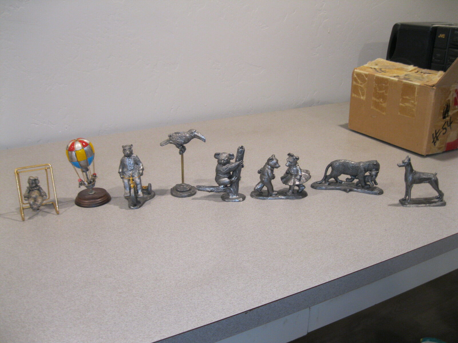 Collection Of Pewter Figurines
