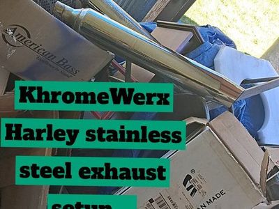 khrome-werks stainless steel Harley Davidson motorcycle exhaust