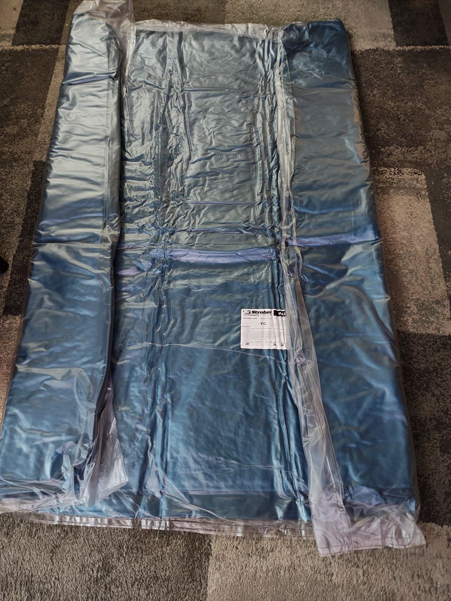Strobel King Size Hardside Waveless Waterbed Mattress New