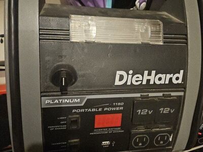 diehard 1150 portable power and jumper