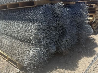 6' Used 600' galvanized chain link wire