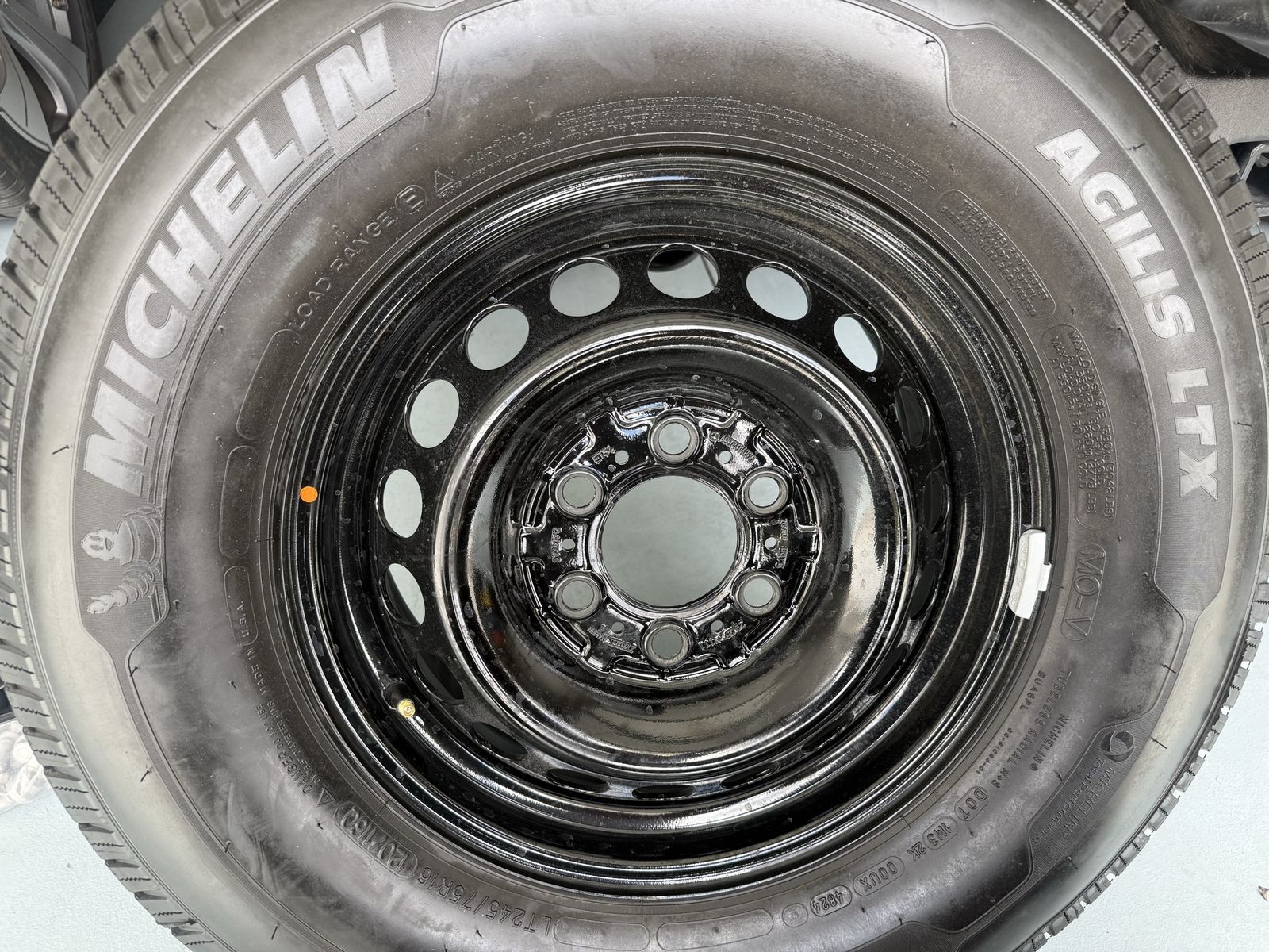 5 Michelin Agilis LTX LT245/75R16 Spare Tire on Steel Rim - Brand New!
