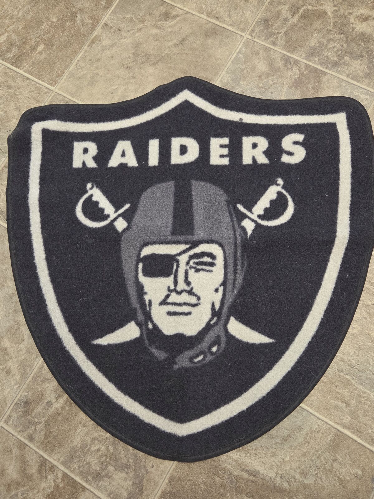 NFL Raiders rug