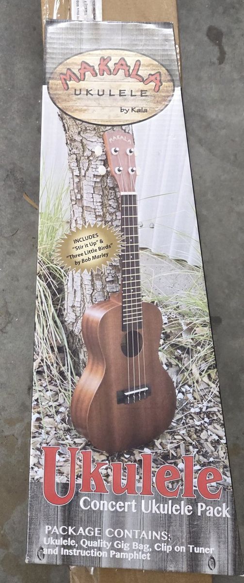 Makala MK-C Concert Ukulele Pack by Kala w/ Gig Bag, and tuner